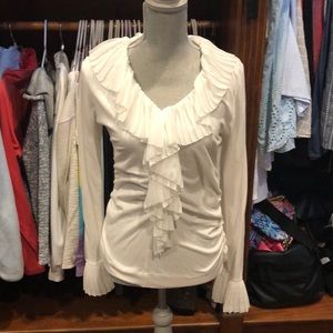 White Cabi knit Blouse